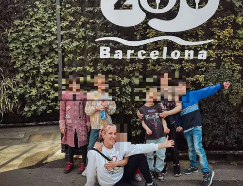 Les famílies procedent d’Ucraïna van conèixer i gaudir el zoo de Barcelona.